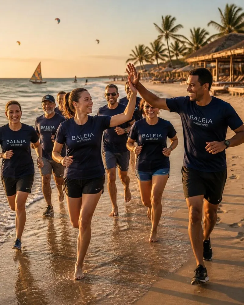 The Baleia Discovery Run – Baleia Wellness shirts
