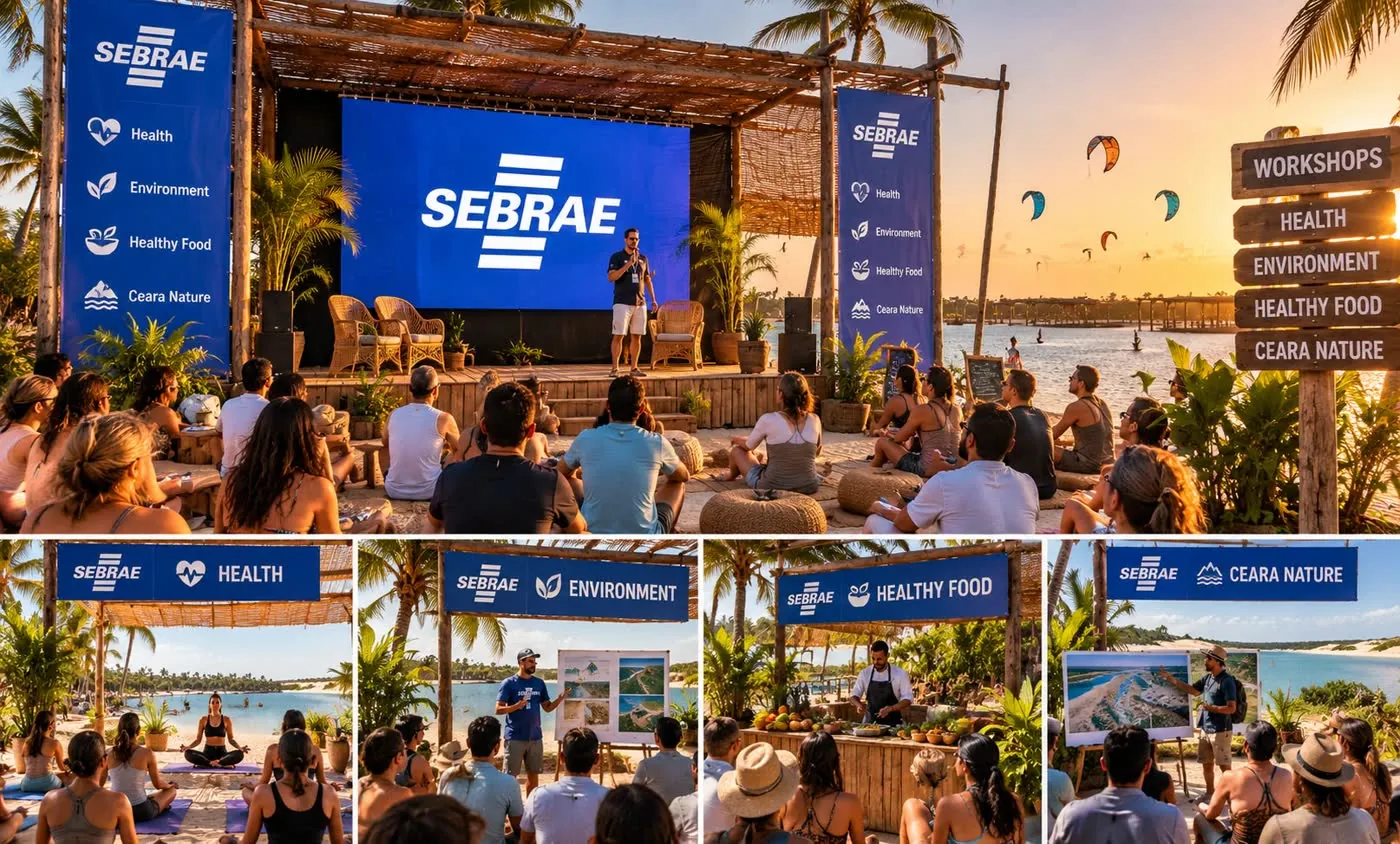 SEBRAE workshops at the festival: Health, Environment, Healthy Food and Ceará Nature